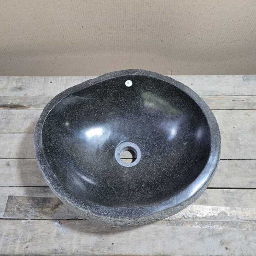River stone basin – 38 x 33cm – Paradise Living Co.