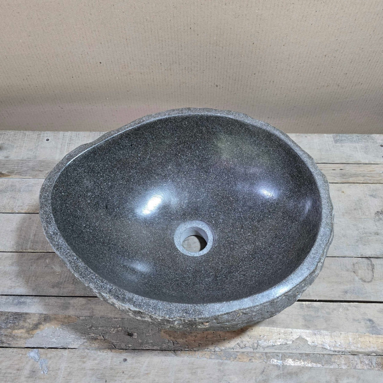 River stone basin – 39 x 32cm – Paradise Living Co.