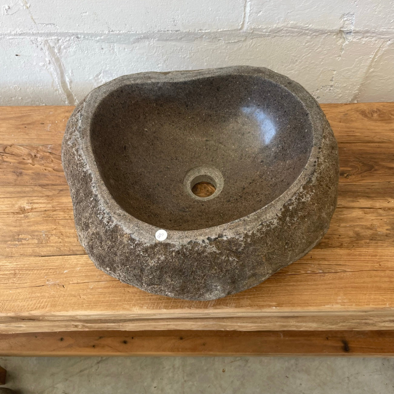 River stone basin – 41 x 35 x 15.5cm – Paradise Living Co.