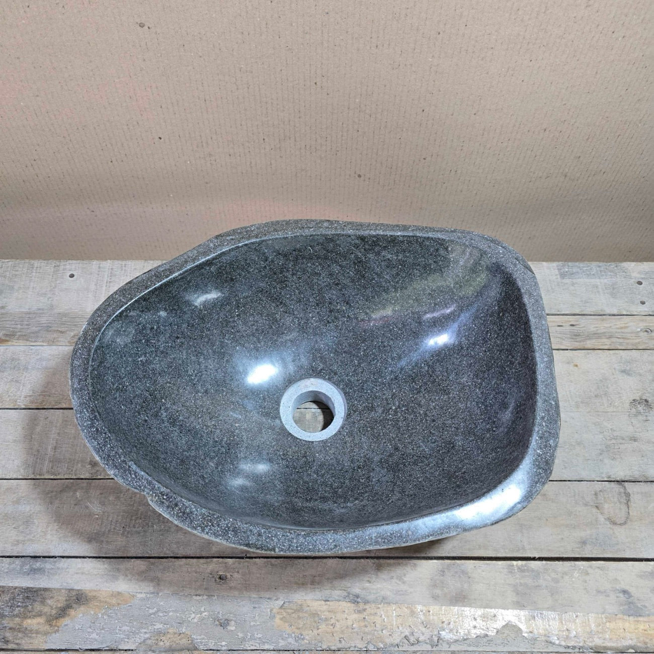 River stone basin – 38 x 30cm – Paradise Living Co.
