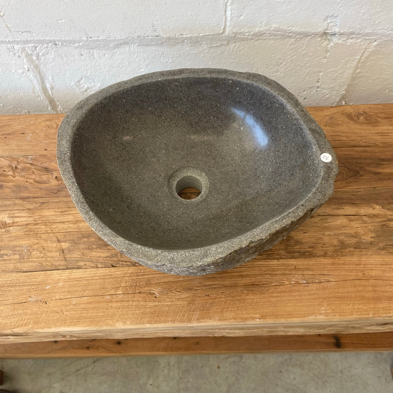 River stone basin – 36.5 x 31 x 15cm – Paradise Living Co.