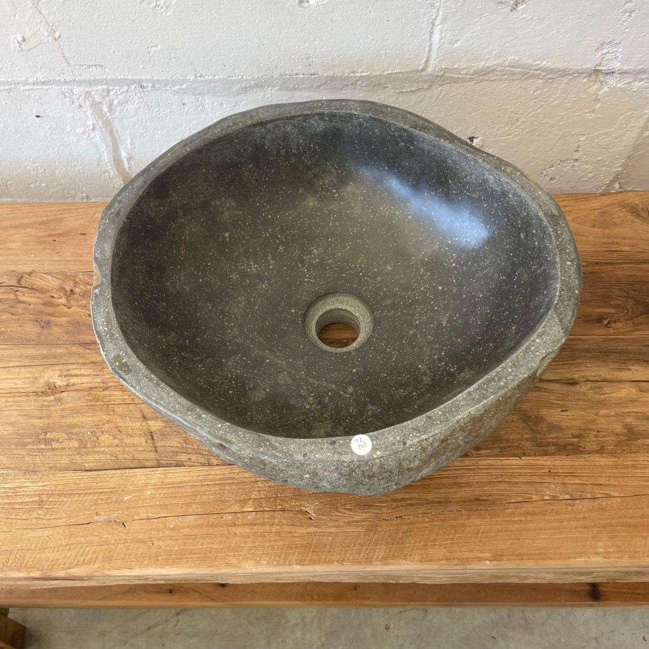 River stone basin – 39 x 35 x 15cm – Paradise Living Co.