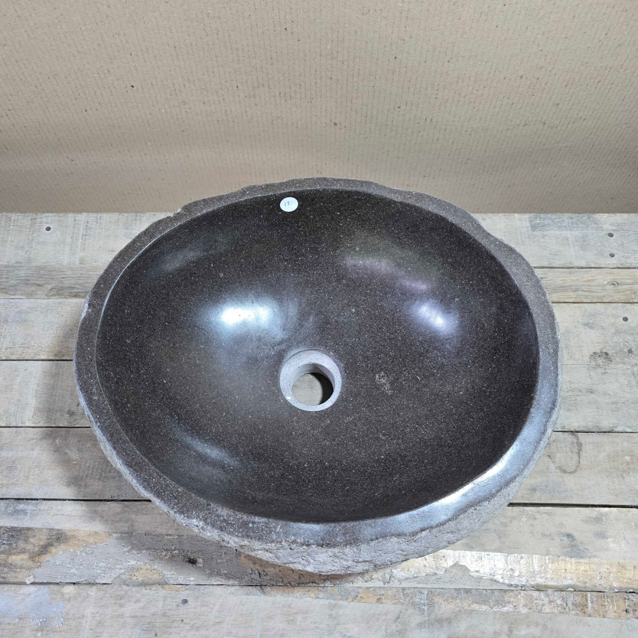River stone basin – 40 x 33cm – Paradise Living Co.