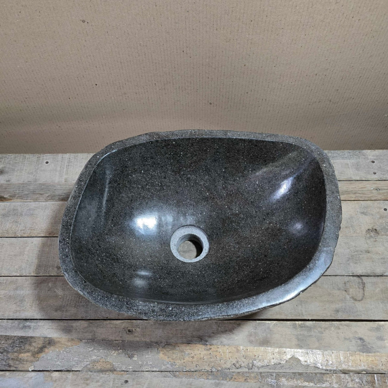 River stone basin – 39 x 30cm – Paradise Living Co.