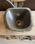 River stone basin – 41 x 35 x 15cm – Paradise Living Co.