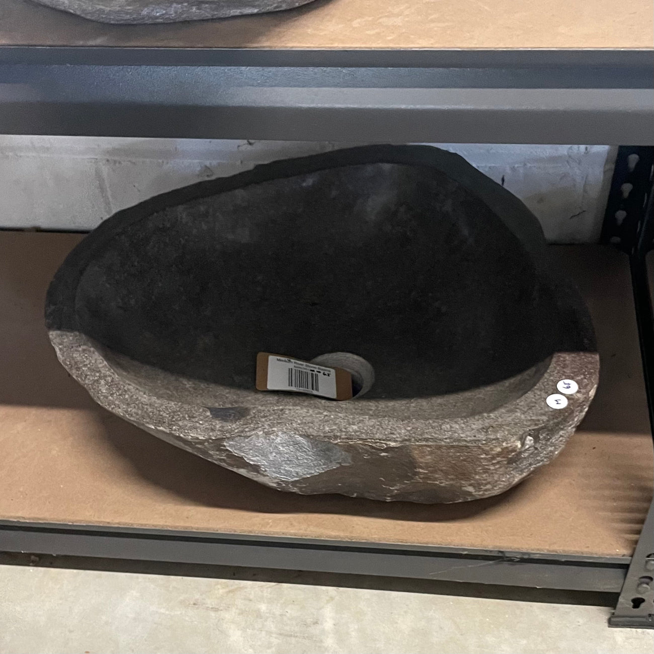 River stone basin – 42.5 x 40 x 16cm – Paradise Living Co.