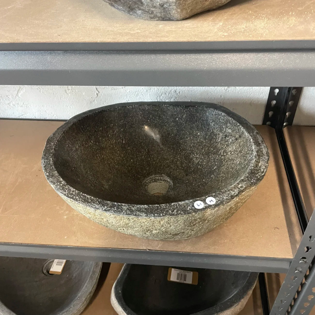 River stone basin – 46 x 33 x 15.5cm – Paradise Living Co.