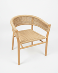 Mykonos Woven Timber Arm Chair | Made To Order
