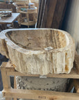 Fossilised wood basin – Paradise Living Co.