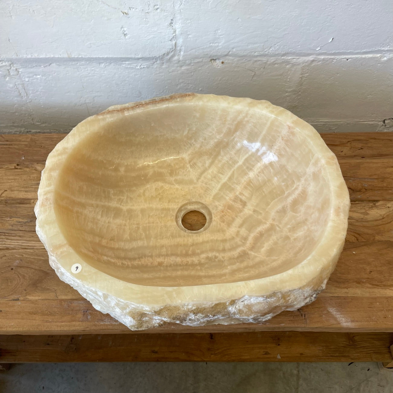 Onyx stone basin – 48 x 40 x 15cm – Paradise Living Co.