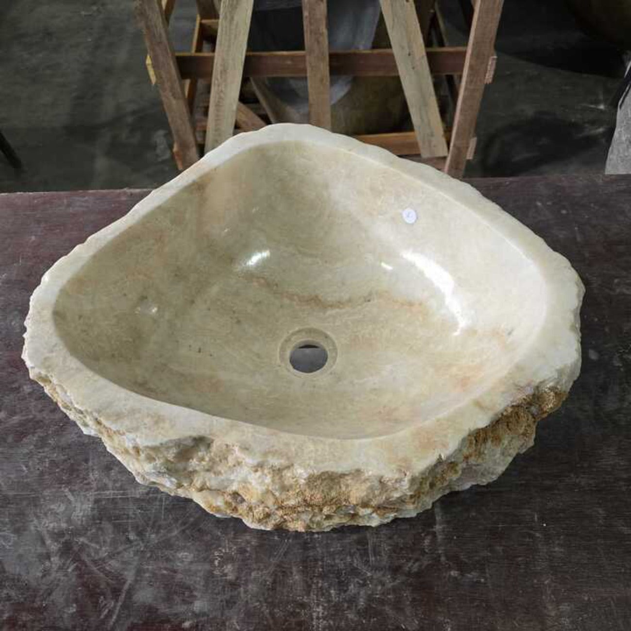 Onyx stone basin – 52 x 43 x 15cm – Paradise Living Co.