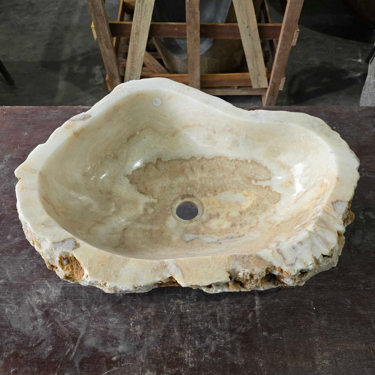 Onyx stone basin – 56 x 42 x 15cm – Paradise Living Co.