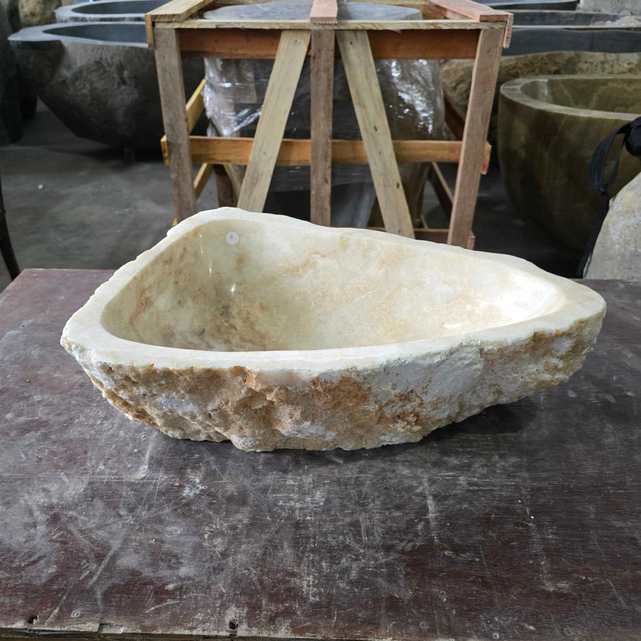 Onyx stone basin – 52 x 37 x 15cm – Paradise Living Co.