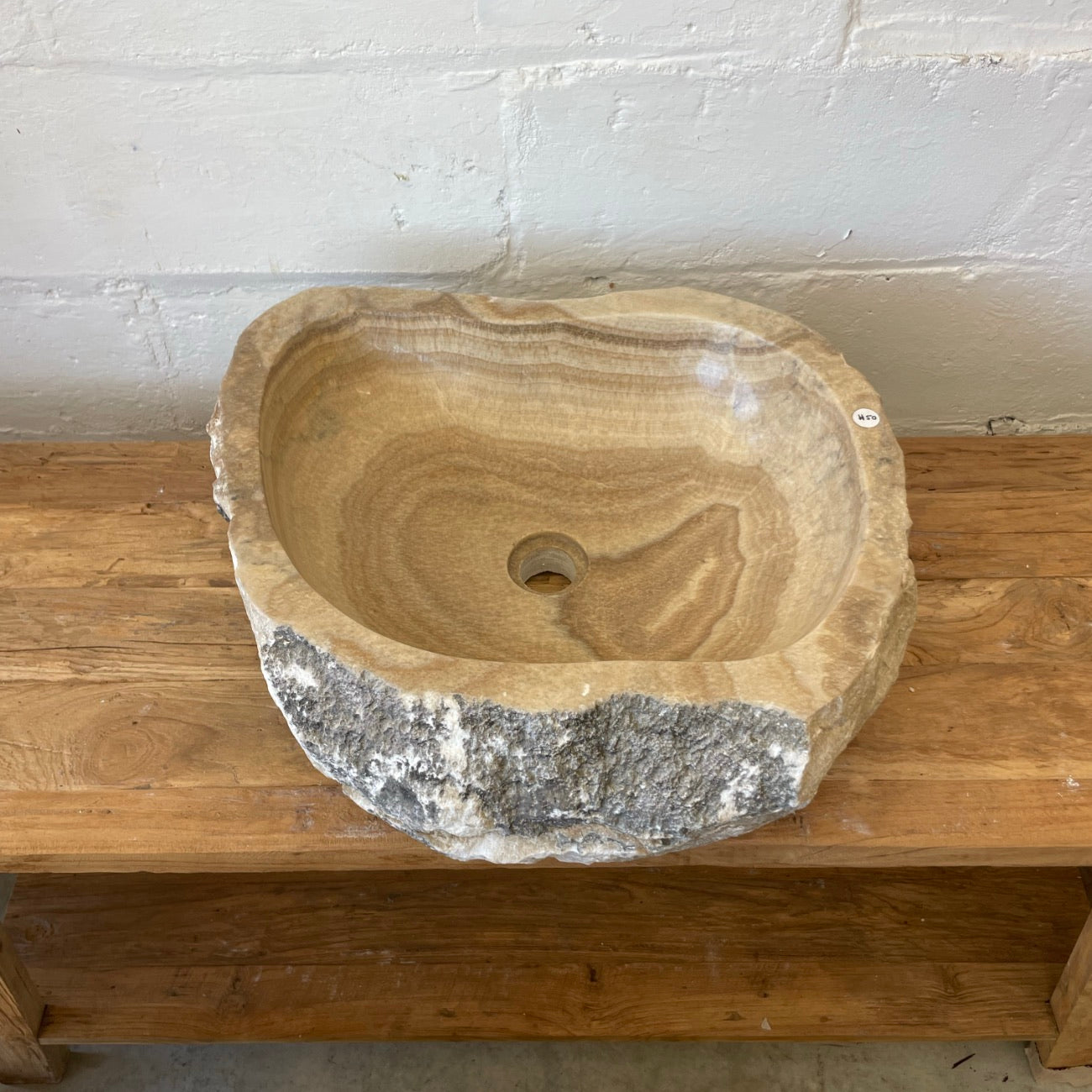 Onyx stone basin – 55 x 44 x 16.5cm – Paradise Living Co.