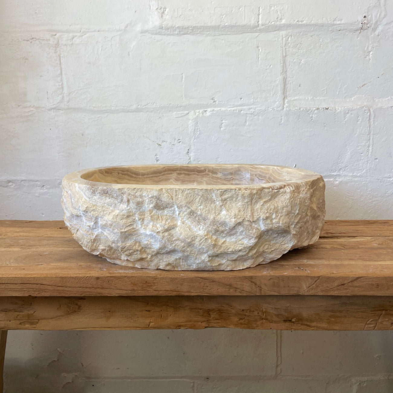Onyx stone basin – 53 x 40 x 15cm – Paradise Living Co.