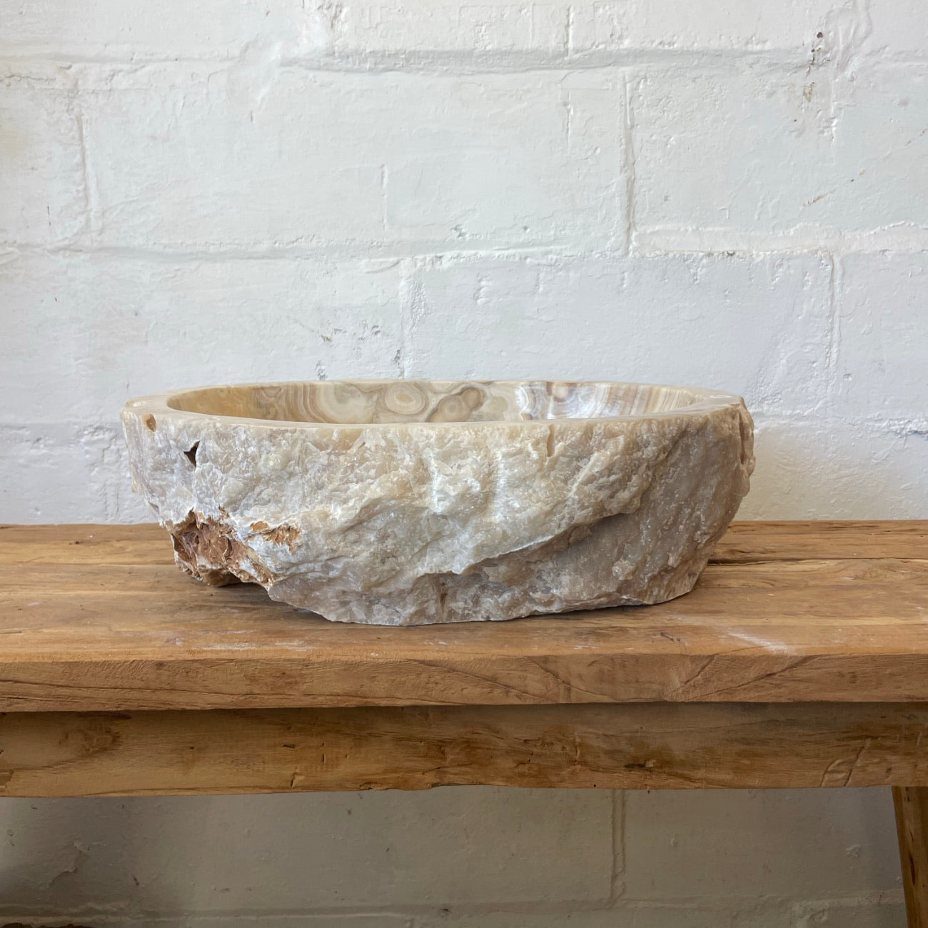 Onyx stone basin – 52.5 x 40 x 15cm – Paradise Living Co.