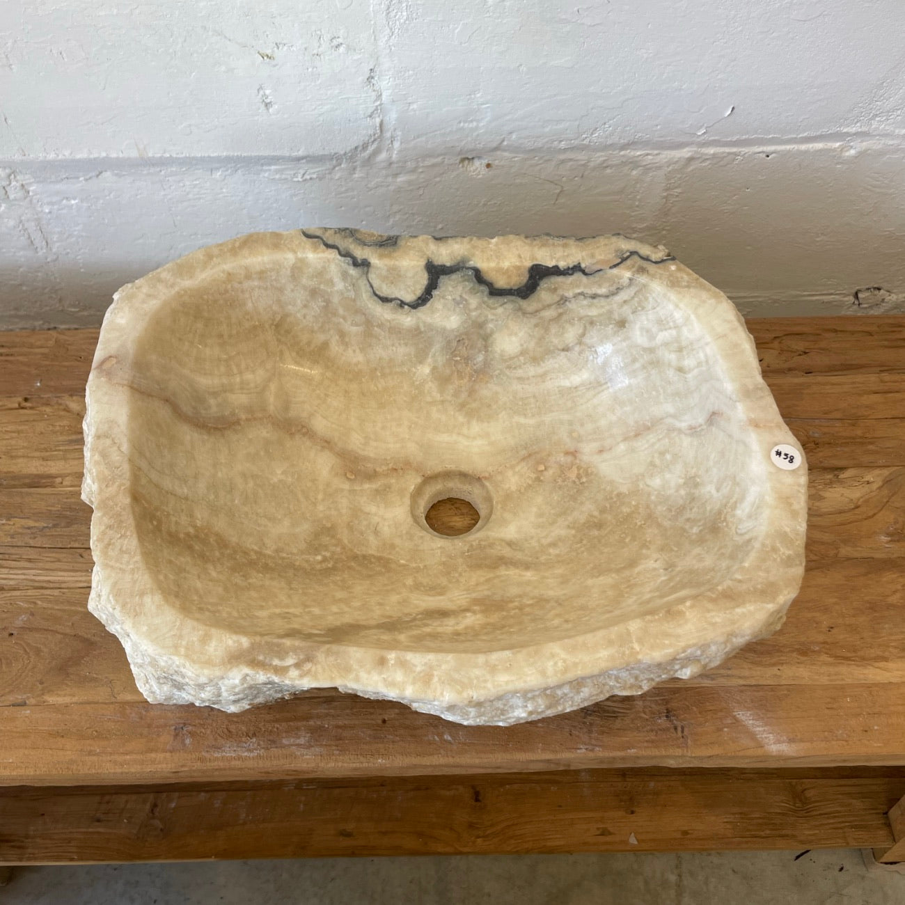 Onyx stone basin – 53 x 41 x 14.5cm – Paradise Living Co.