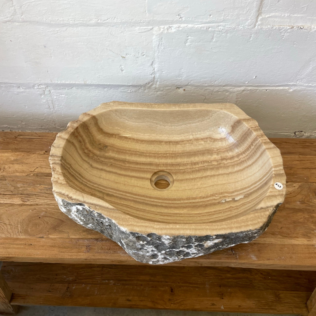 Onyx stone basin – 56 x 39 x 15cm – Paradise Living Co.