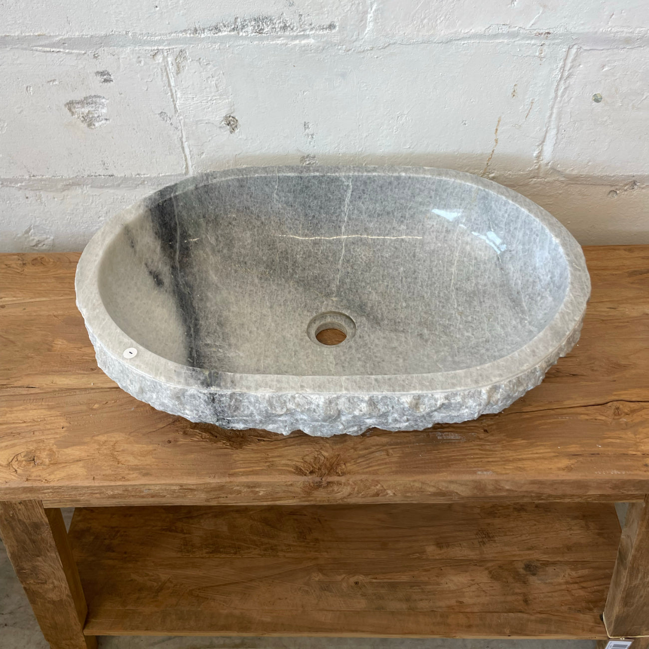 Onyx stone basin – oval – 62 x 42 x 15cm – Paradise Living Co.