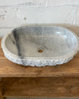 Onyx stone basin – oval – 62 x 42 x 15cm – Paradise Living Co.