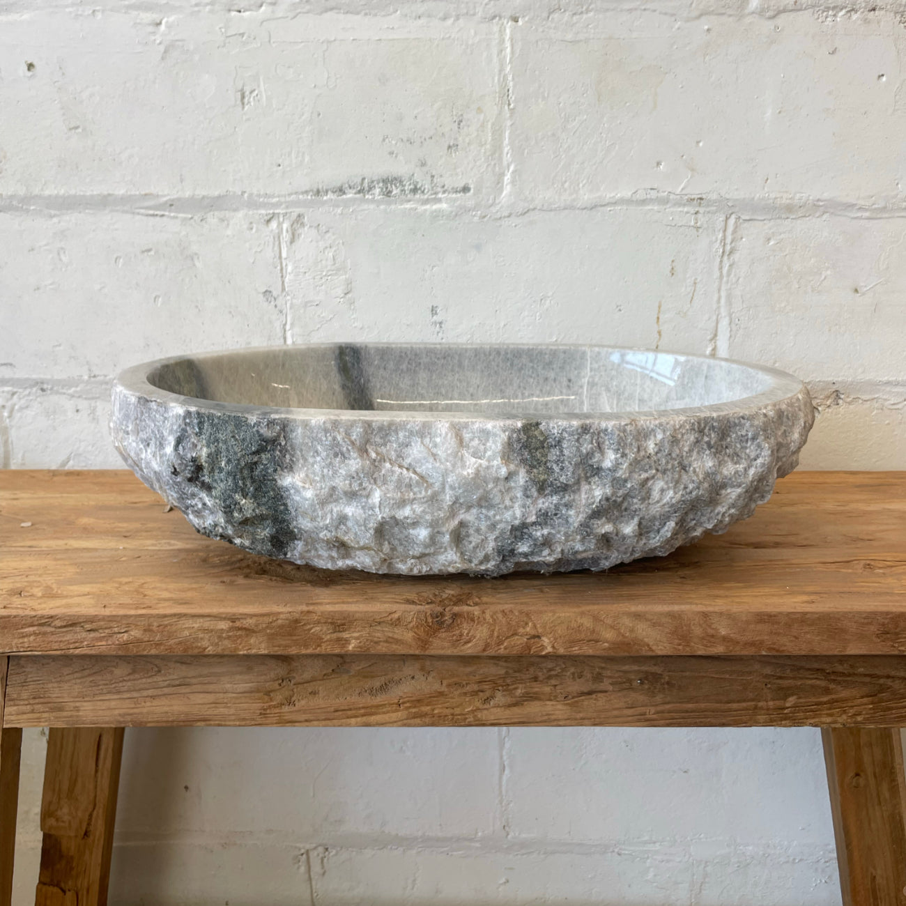 Onyx stone basin – oval – 61 x 43 x 15.5cm – Paradise Living Co.