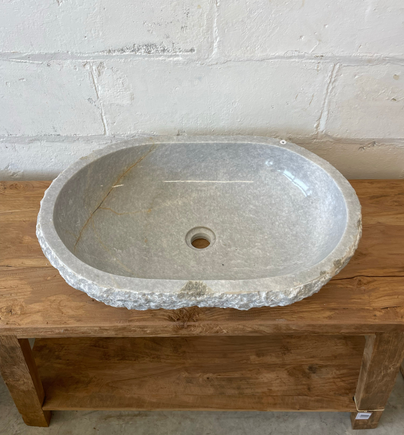 Onyx stone basin – oval – 62 x 42 x 15cm – Paradise Living Co.
