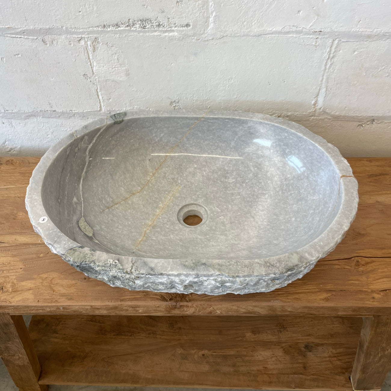 Onyx stone basin – oval – 61 x 42 x 15cm – Paradise Living Co.
