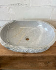 Onyx stone basin – oval – 61 x 42 x 15cm – Paradise Living Co.