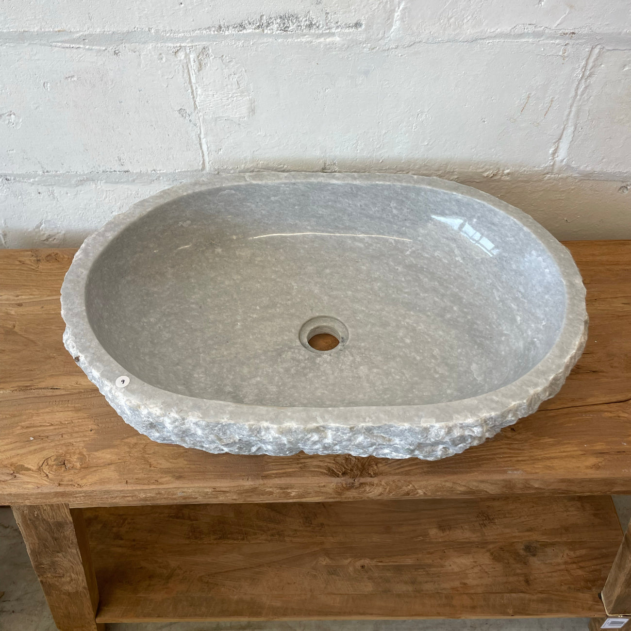 Onyx stone basin – oval – 61 x 42 x 14cm – Paradise Living Co.