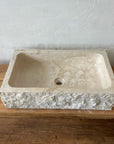 Marble stone basin – rectangle – Paradise Living Co.