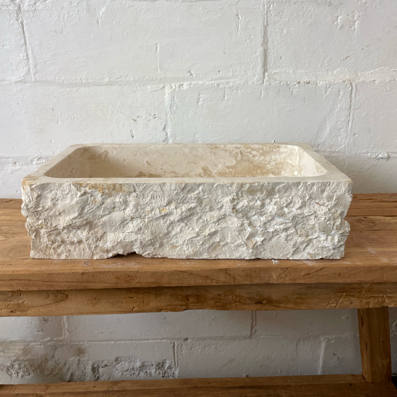 Marble stone basin – rectangle – Paradise Living Co.
