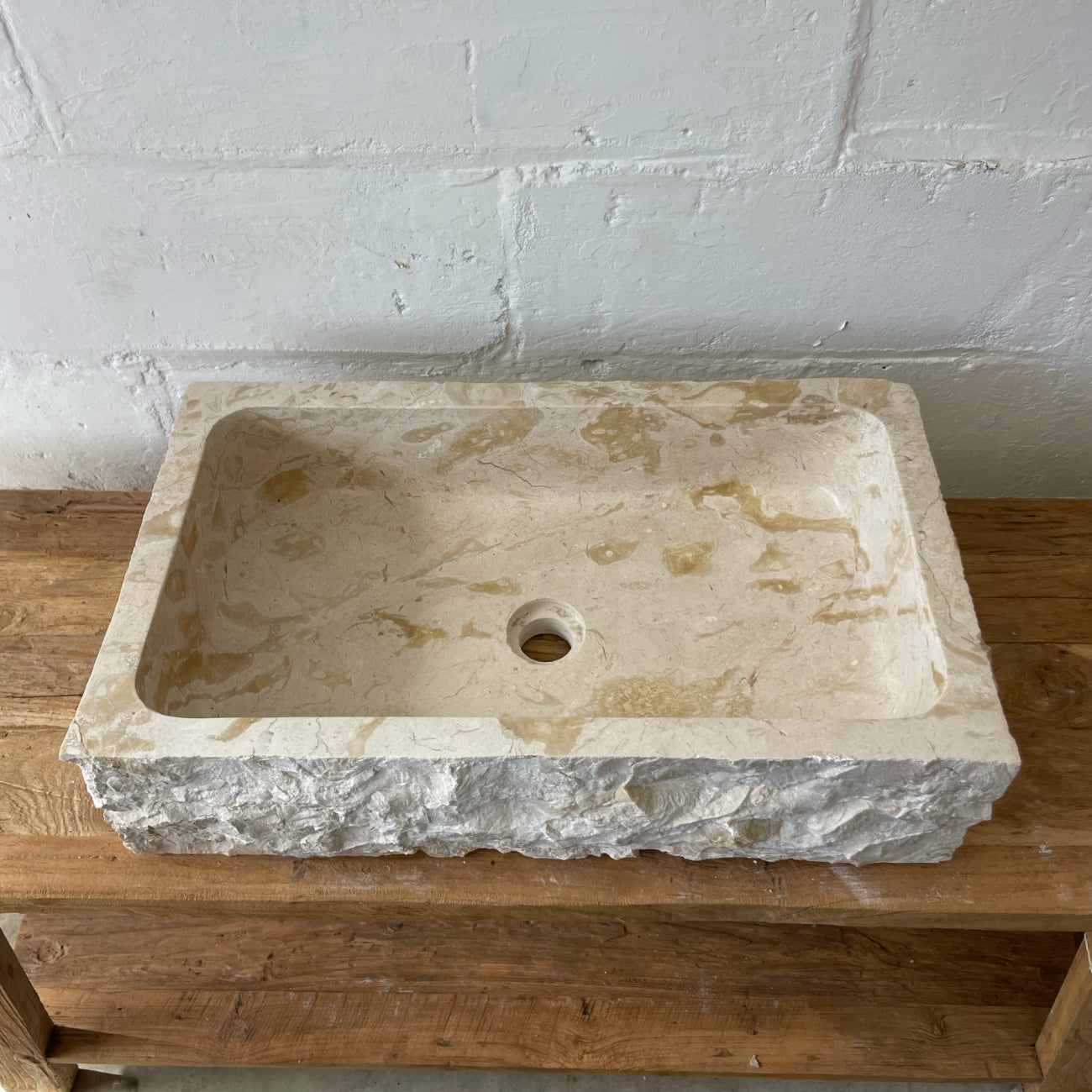 Marble stone basin – rectangle – Paradise Living Co.