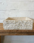Marble stone basin – rectangle – 48 x 39 x 15cm – Paradise Living Co.