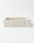 Natural Rectangle Marble Stone Basin 11 - 60 x 36 x 15.5cm