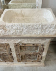 Marble stone basin – rectangle – Paradise Living Co.