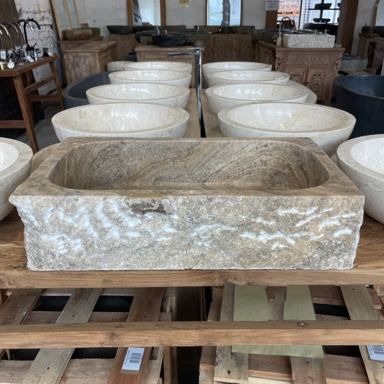 Onyx stone basin – rectangle – Paradise Living Co.