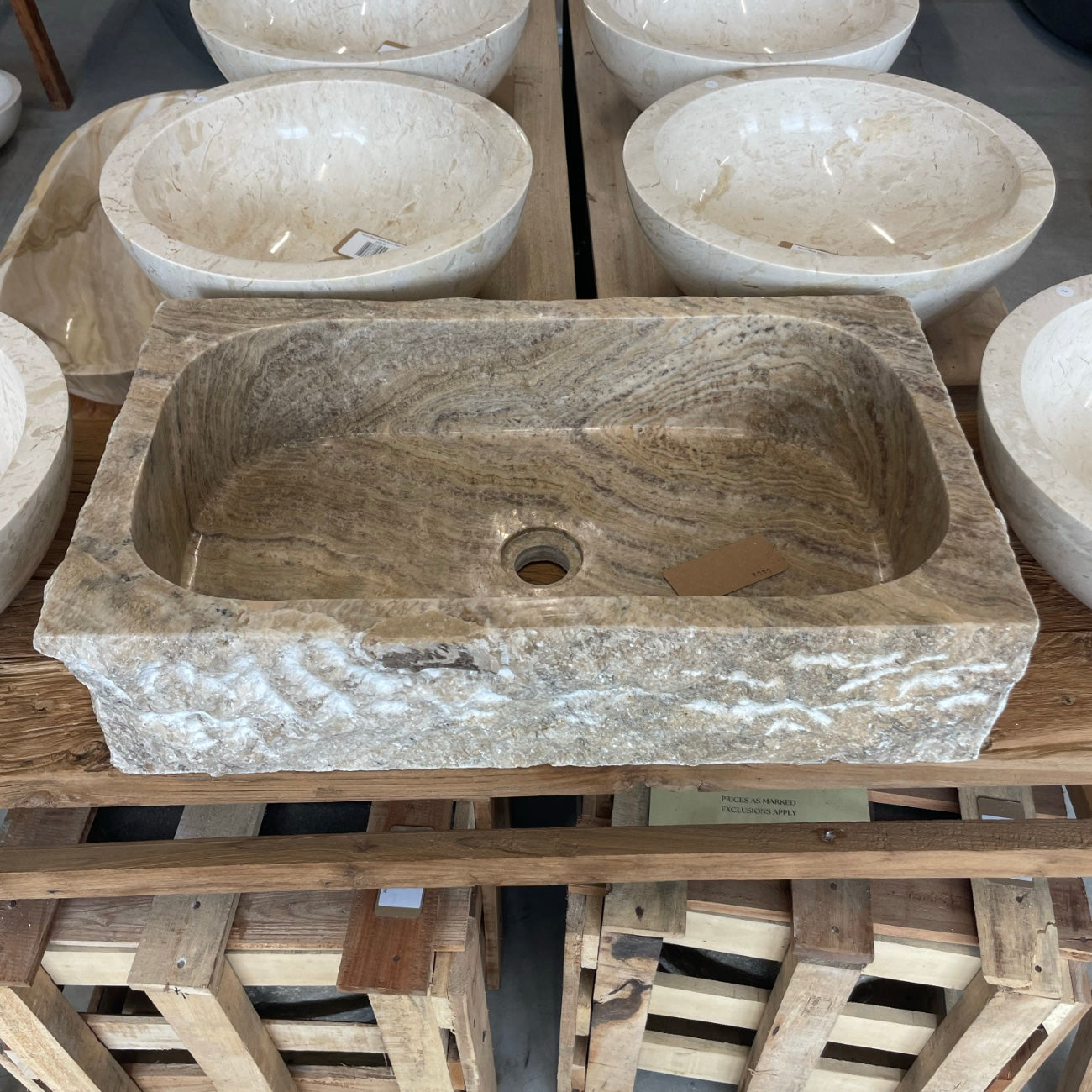 Onyx stone basin – rectangle – Paradise Living Co.