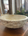 Marble stone basin – round – Paradise Living Co.