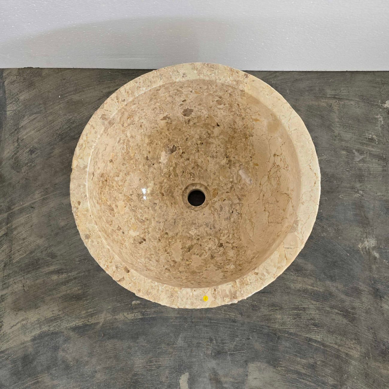 Marble stone counter basin – round – Paradise Living Co.