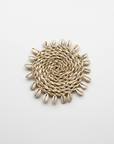 Natural Woven & Cowrie Shell Coasters