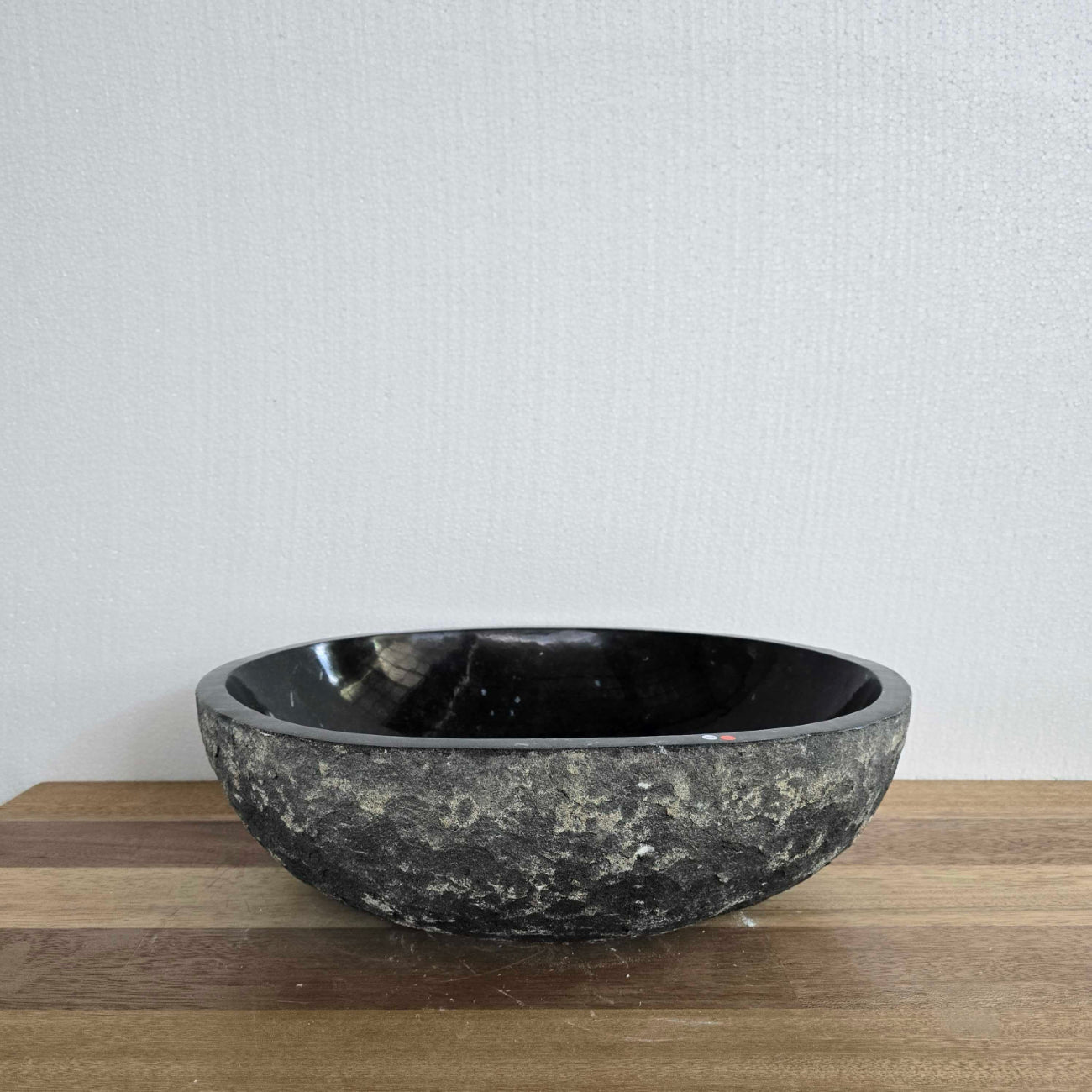 Burn andesite stone basin – oval – Paradise Living Co.