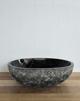 Burn andesite stone basin – oval – Paradise Living Co.