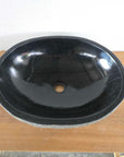 Burn andesite stone basin – oval – Paradise Living Co.