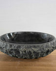 Chisel andesite stone basin – oval – Paradise Living Co.