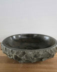 Chisel andesite stone basin – oval – Paradise Living Co.