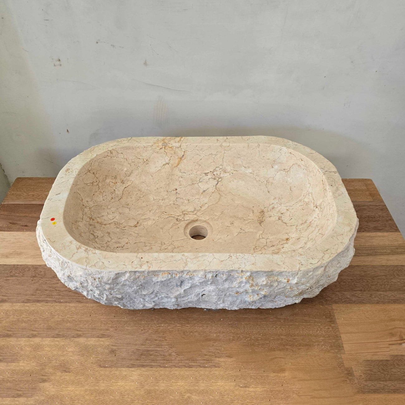 Marble stone basin – oval – 62 x 41 x 17cm – Paradise Living Co.