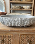 Onyx stone basin – oval – 59.5 x 41 x 15cm – Paradise Living Co.