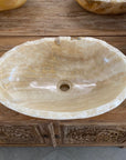 Onyx stone basin – oval – Paradise Living Co.