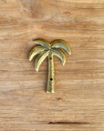 Brass Palm Plaque 15cm