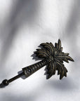 Paradise Palm Aged Brass Hooks 16cm
